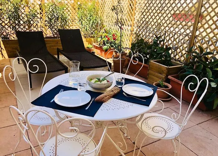 Apartman Charming Mezzanine W/ Large Terrace - Nizza